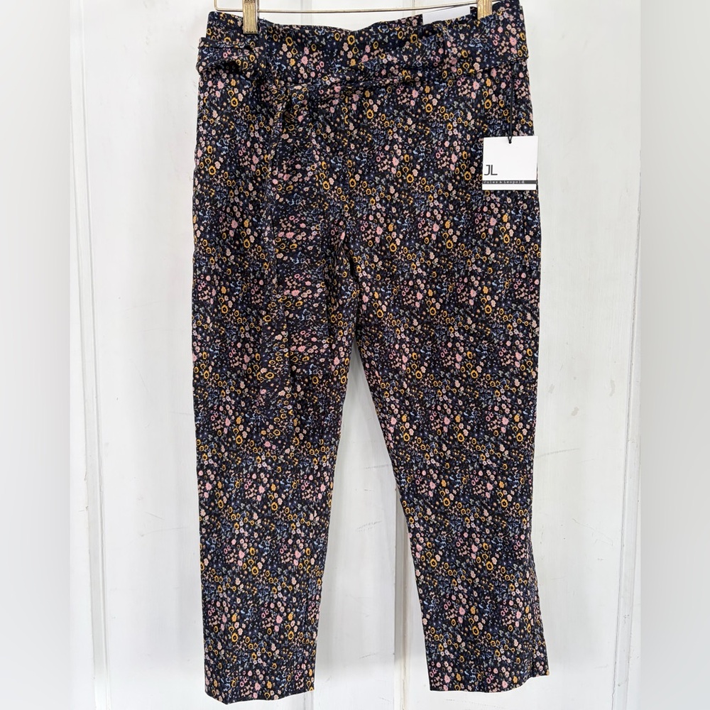Jules & Leopold Kids Leggings - Black and Pink Floral